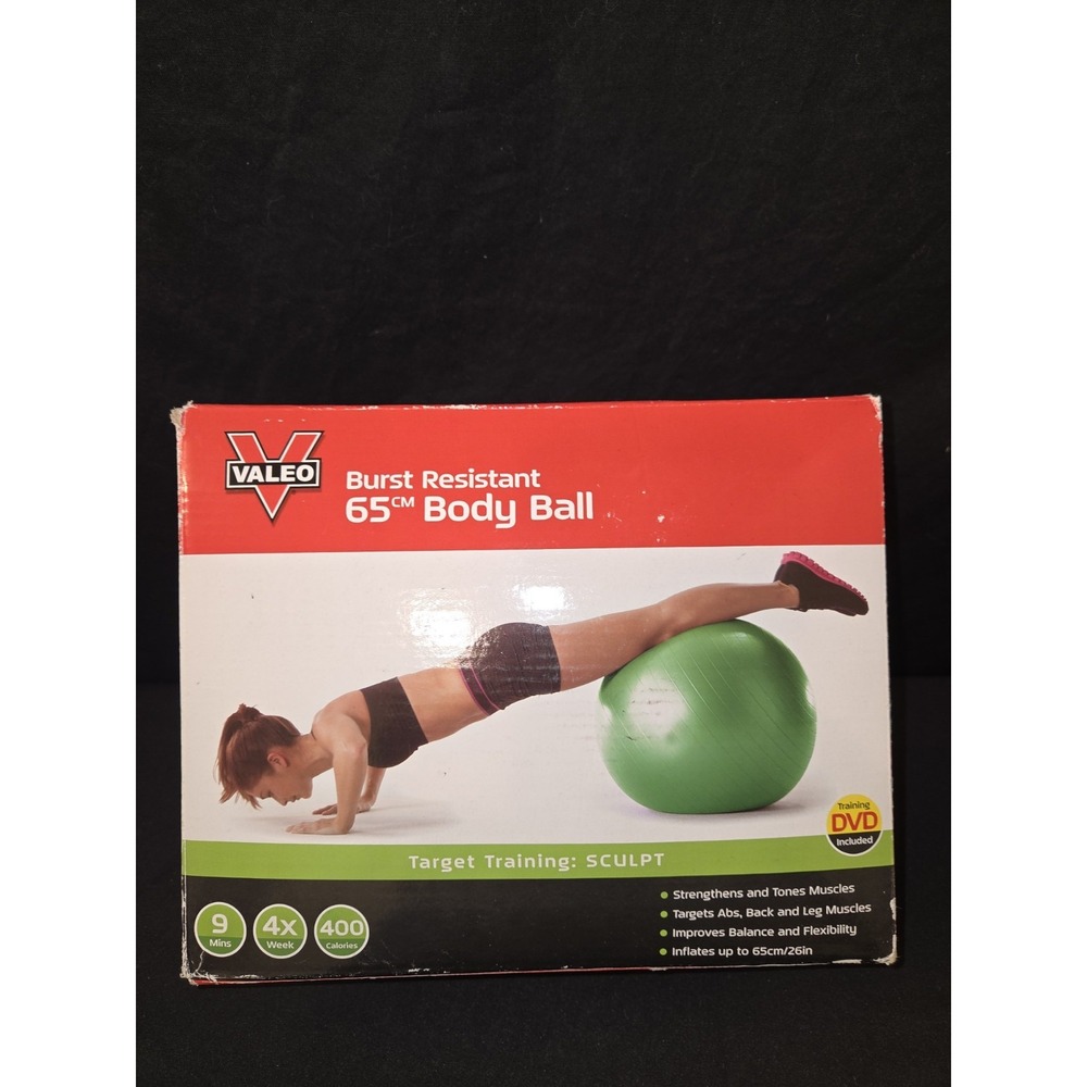 Valeo Fitness Gear Body Ball 65 cm/26 in. with air pump‎ target Training: SCULPT